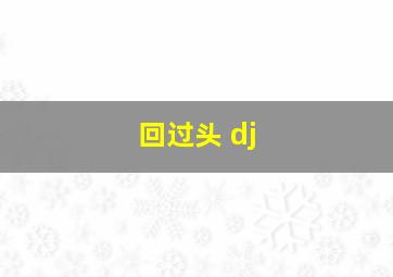 回过头 dj